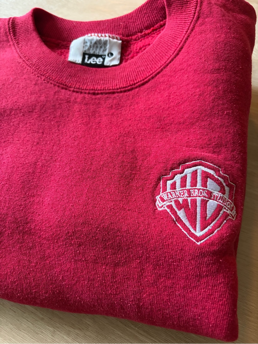 Vintage Warner Bros Studios Lee Embroidered Crewneck Sweatshirt L